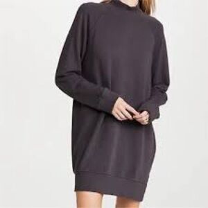 ATM Anthony Thomas Melillo Charcoal Long Sleeve Dress